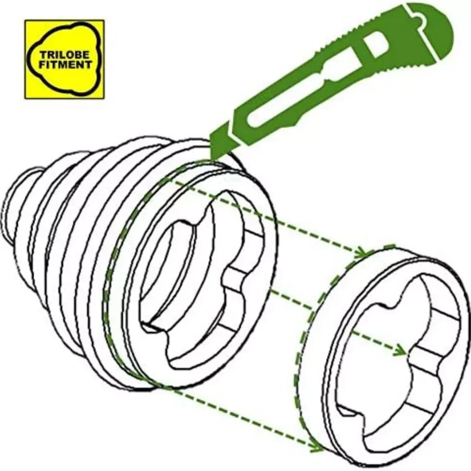 Universal CV Boot Kit Split Constant Velocity Joint Gaiter Stretchable Replaceme