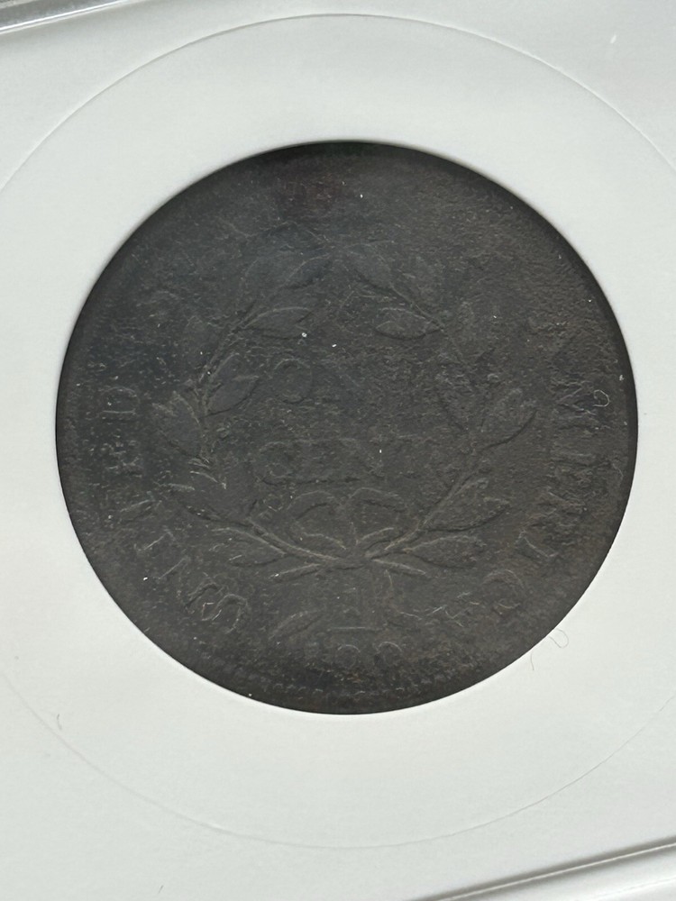 1798 draped bust large cent Anacs G6