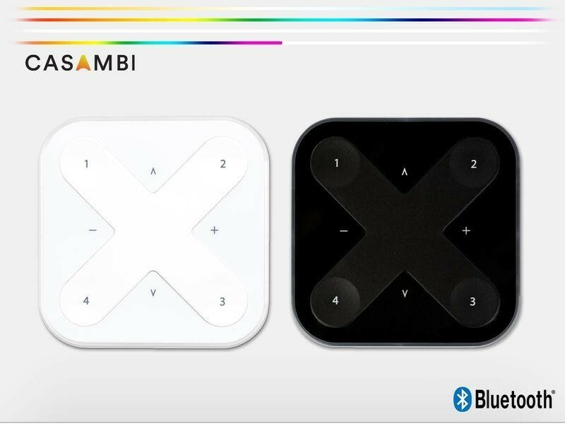 Casambi Xpress LED Bluetooth Wall Remote Control- Black