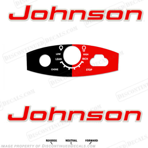 Fits Johnson 1963 18hp Decals