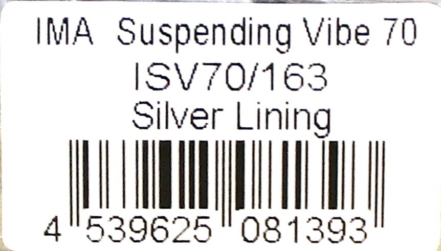 (4) Ima 2 3/4" Suspending Vibe 70 3/8 Oz Lipless Crankbaits Silver Lining New