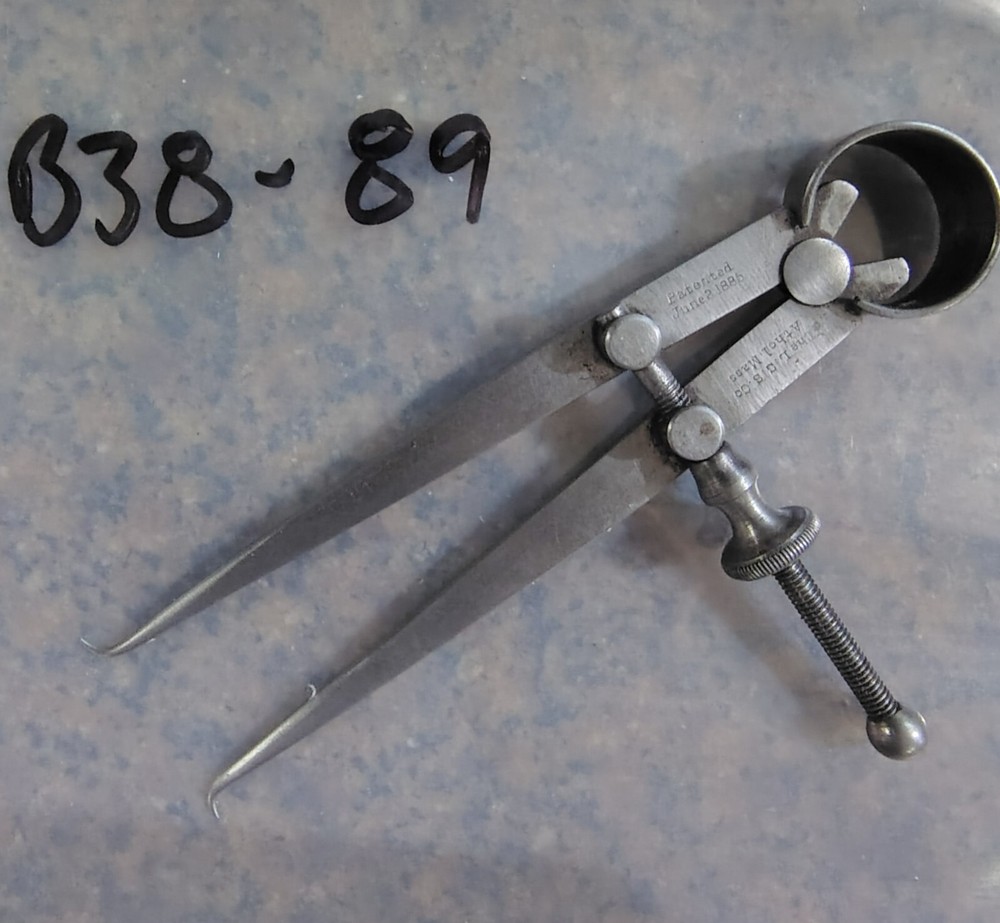 🗽 VINTAGE MINI STARRETT 4" ID CALIPER