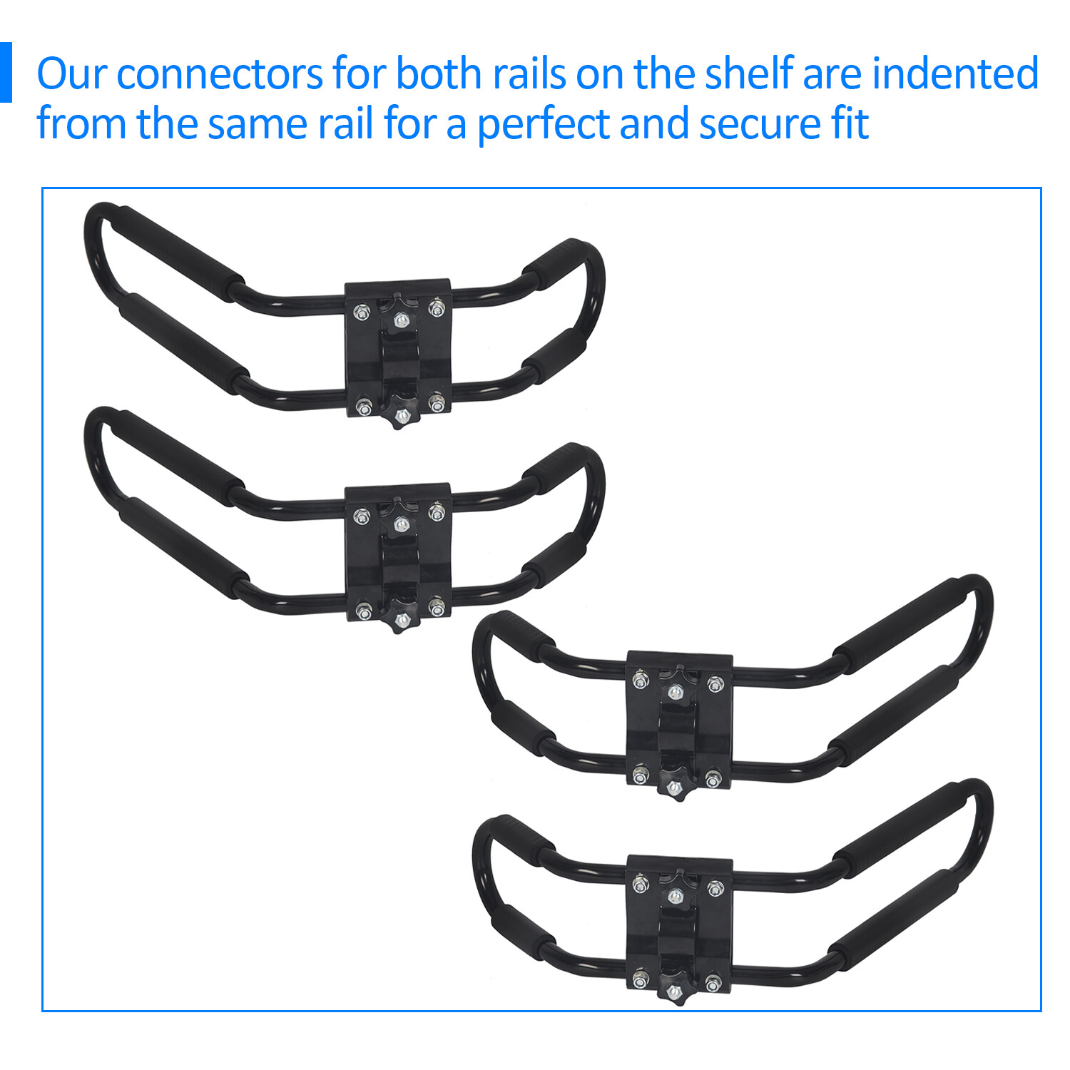 2 pairs Canoe Boat Kayak Roof Rack Car SUV Truck Top Mount Carrier J Cross Bar