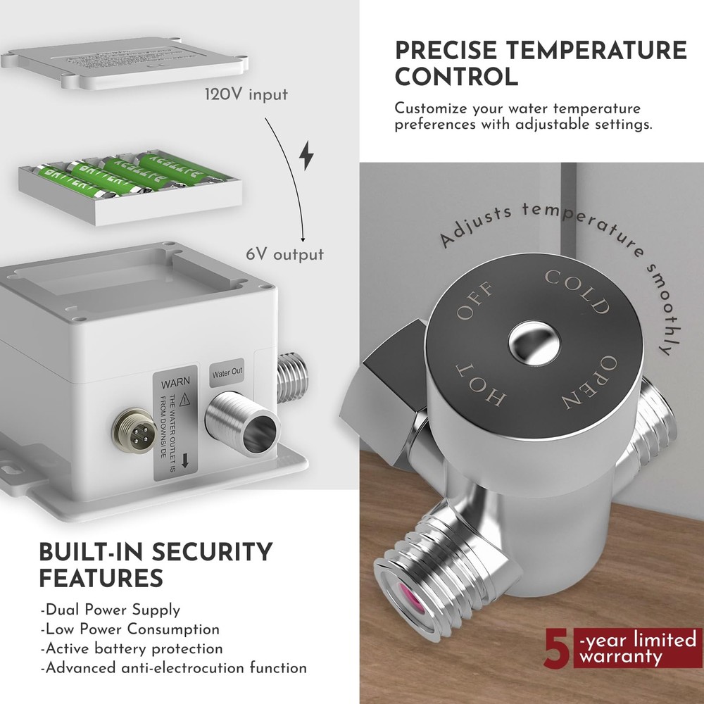 Automatic Motion Sensor Hands Free Electronic Infrared Smart Commercial Touchles