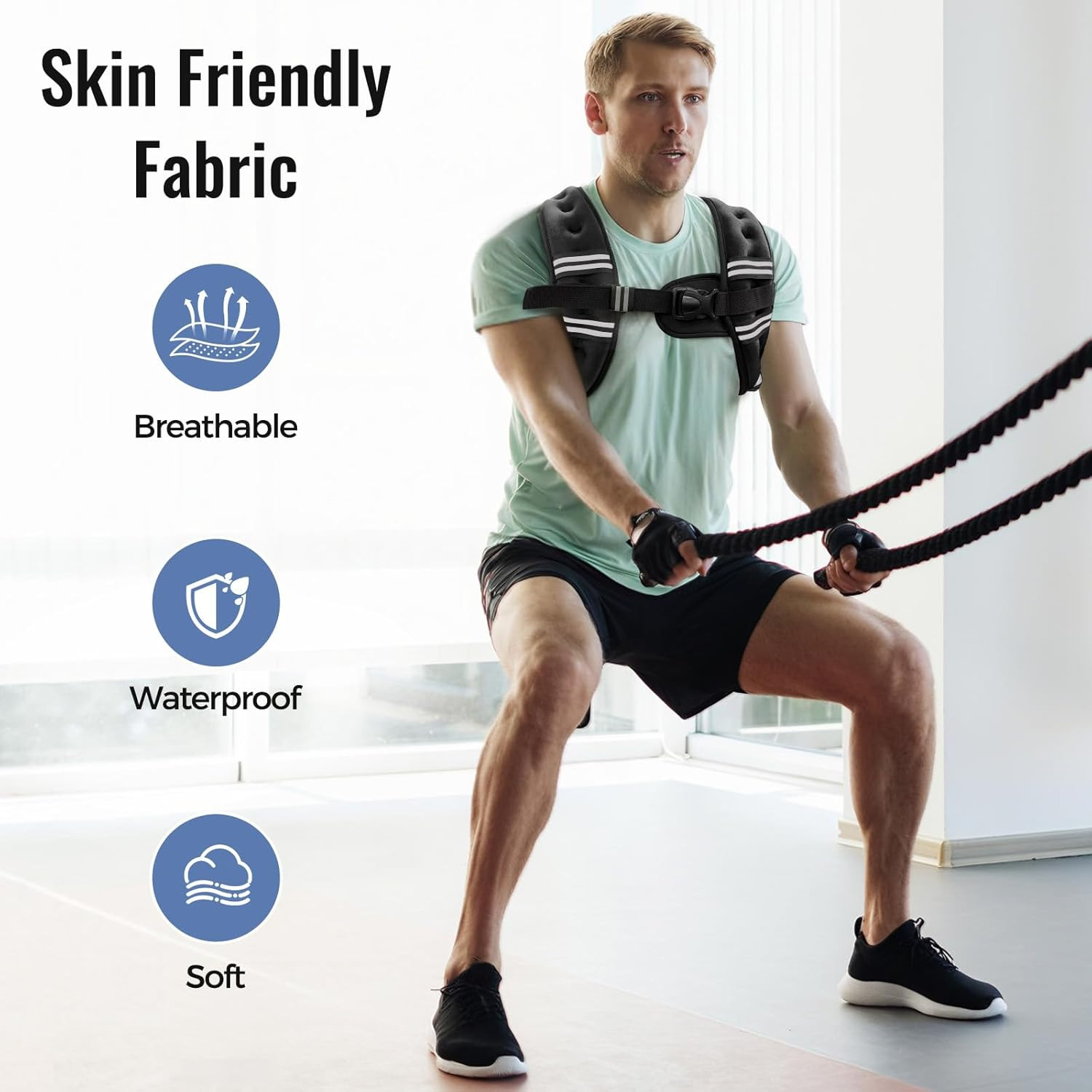 Universal Weighted Training Vest � Adjustable Fit & High-Visibility