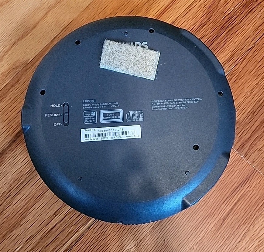 Phillips Exp2561 Portable Touch Screen Mp3 CD Player (RARE)!