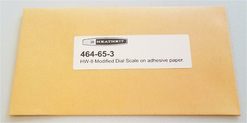 Heathkit HW-8 Replacement Dial (Modified)