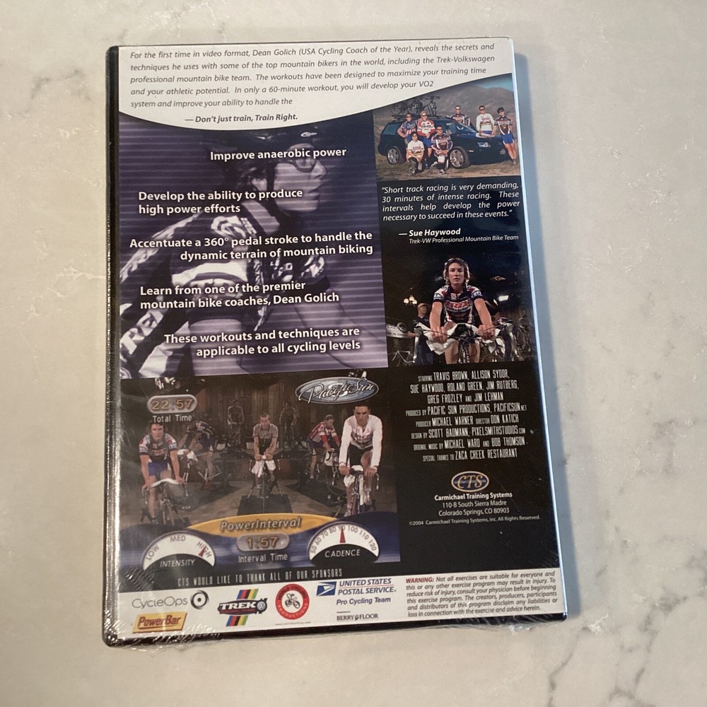 TRAINRIGHT MOUNTAIN BIKING CARMICHAEL TRAINING SYSTEM. TRAIN RIGHT VIDEO SERIES