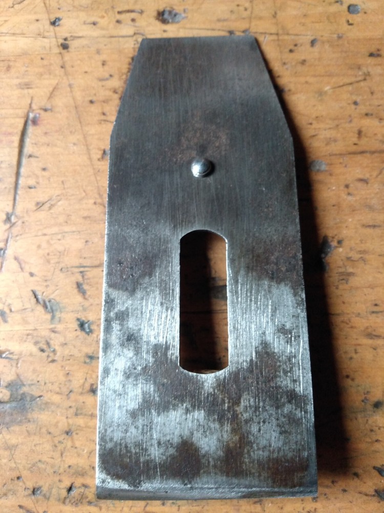 STANLEY 2-3/8" EARLY TRANSITIONAL PLANE CHIP BREAKER. SEE FULL DESCRIPTION.