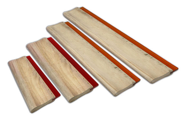 US 4pcs Silk Screen Printing Squeegee Ink Scraper Scratch Board 75 Durometer
