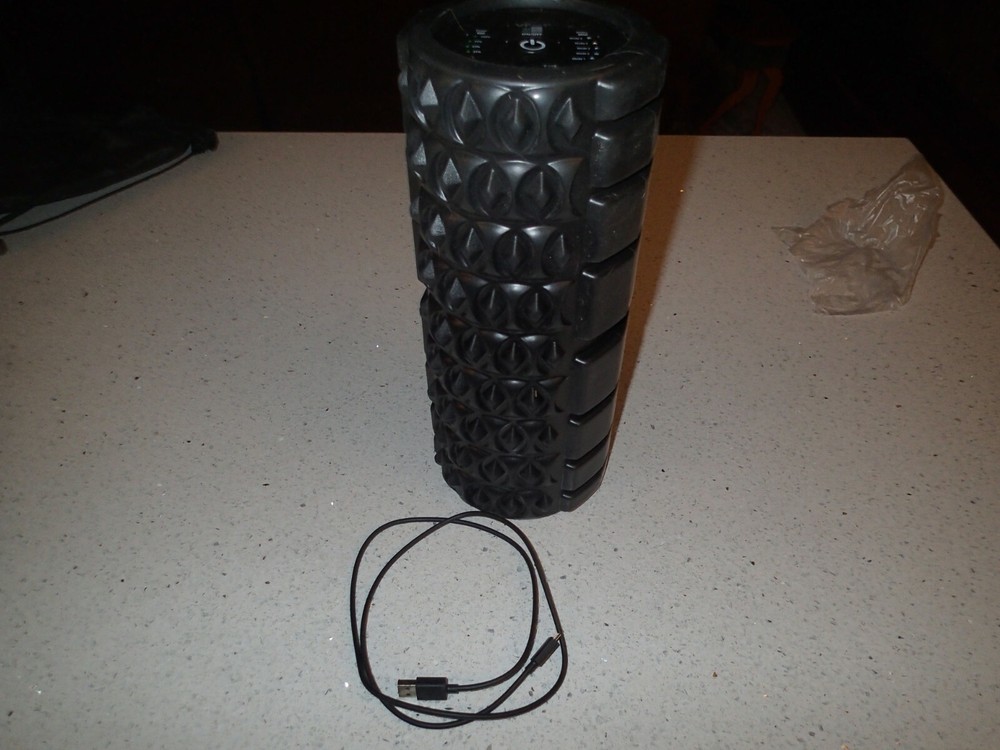 Vibrating Foam Roller High Density Five Speed Massager Exercise Trigger Point