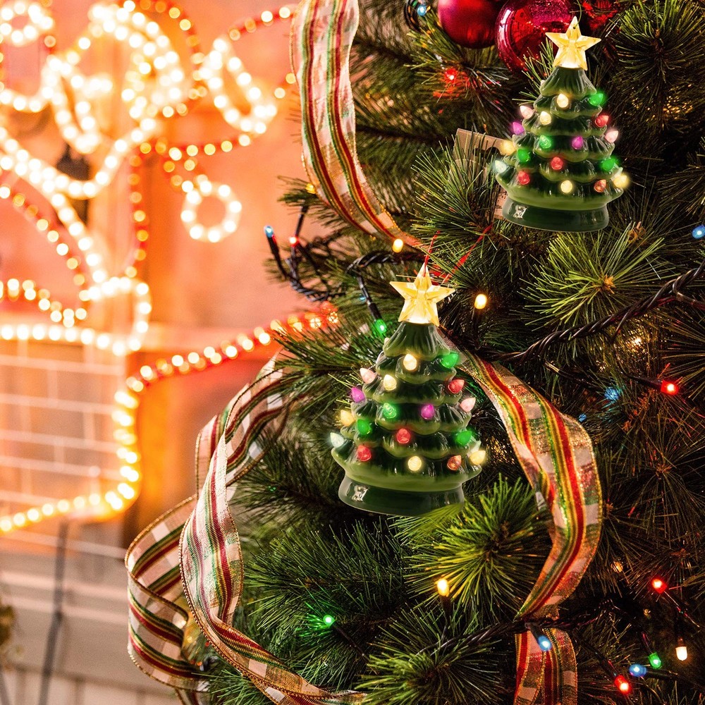 Replacement Lights Bulbs for Ceramic Small - 210PC, Assorted,yellow,white,red