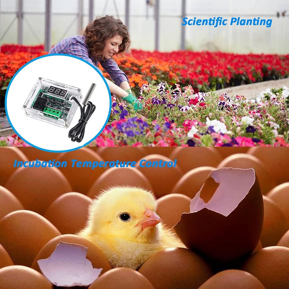 W1209 DC 12V Digital Temperature Controller Board -50-110°C Electronic Tem1658