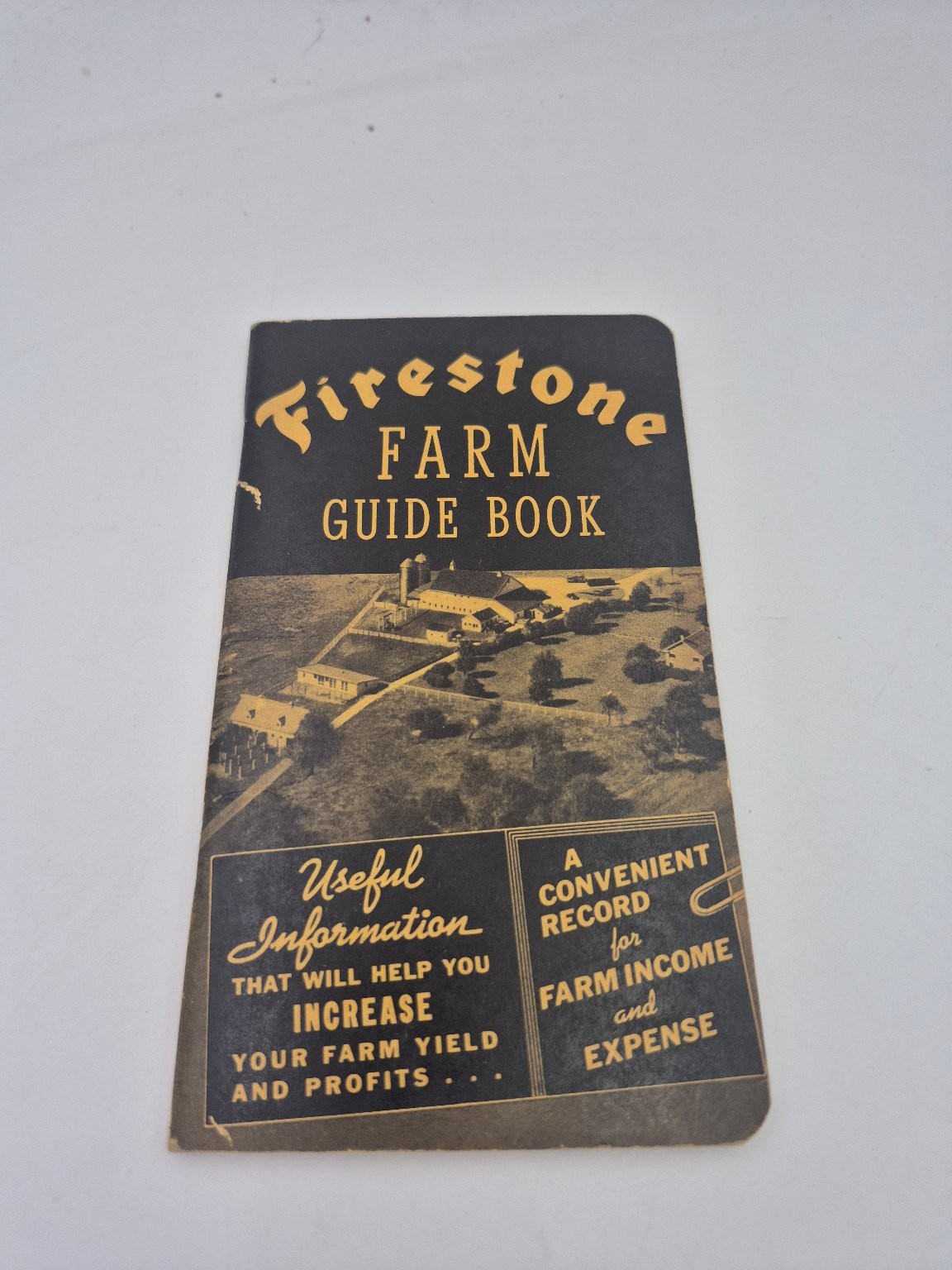 Firestone Farm Guide Book Vintage 1939-1940 Agricultural Record