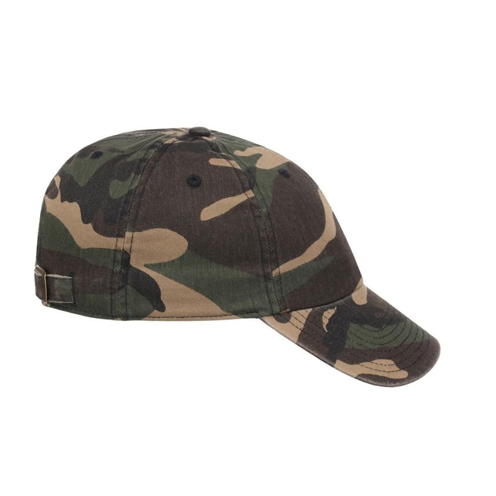 Lids Blank Baseline Dad Adjustable Strapback Hat One Size Camo