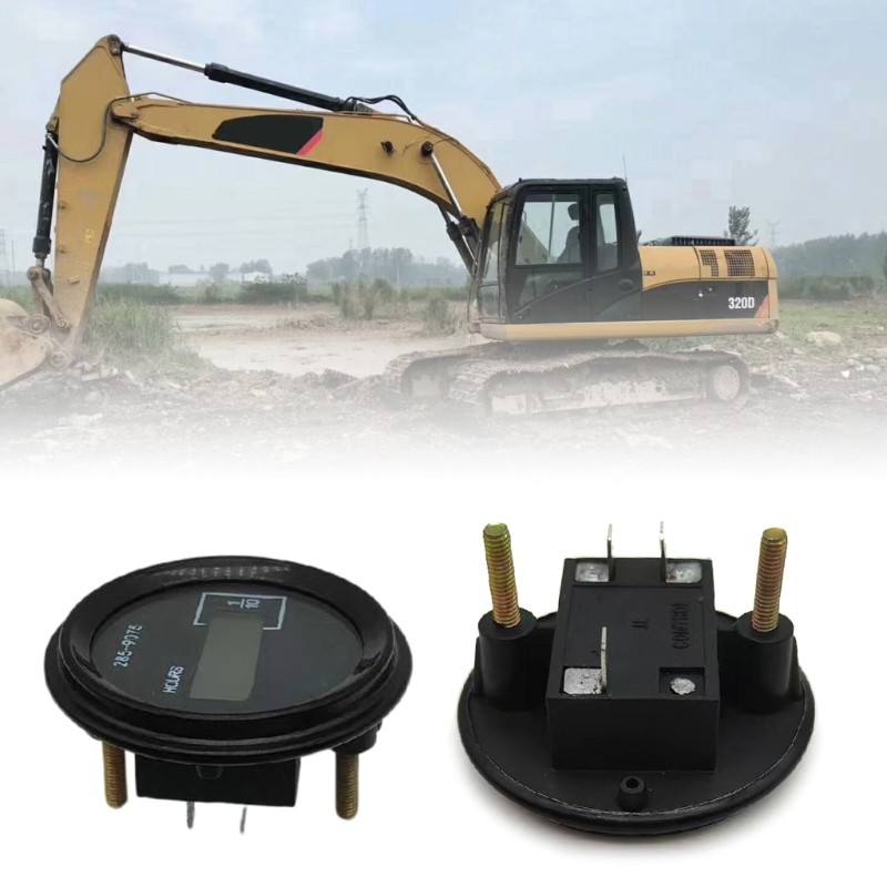 Excavator Hour Meter LCD Display Engine Usage Trackers for Effective Maintenance