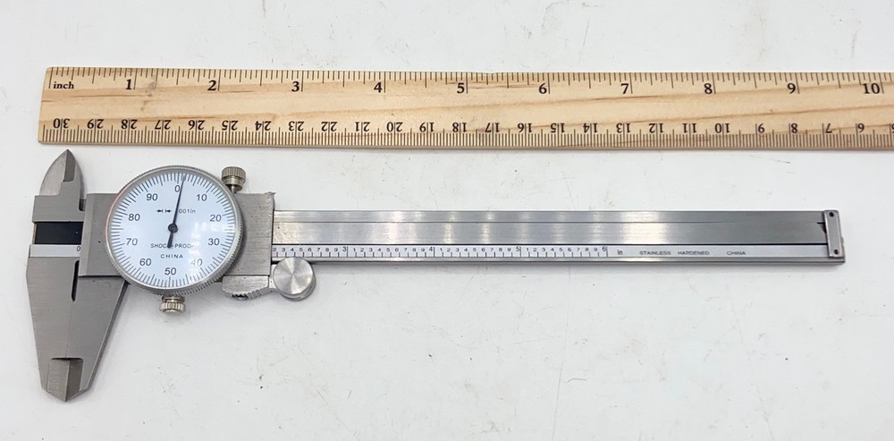 6” Dial Caliper .001 Inside Outside & Depth Measurements