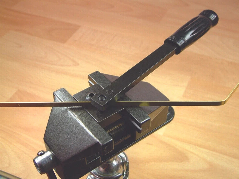 Hand Bender 1/8" Manual Bending Bender Mini Flat Bar Rod Bender 180° 45# Steel