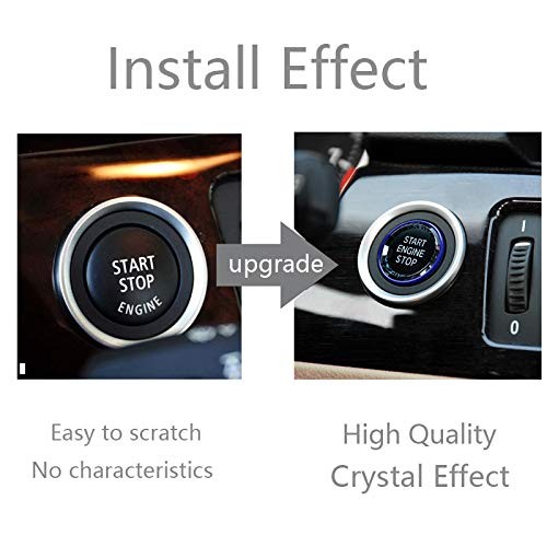 crystal style engine start stop switch ignition button fit E chassis code E60