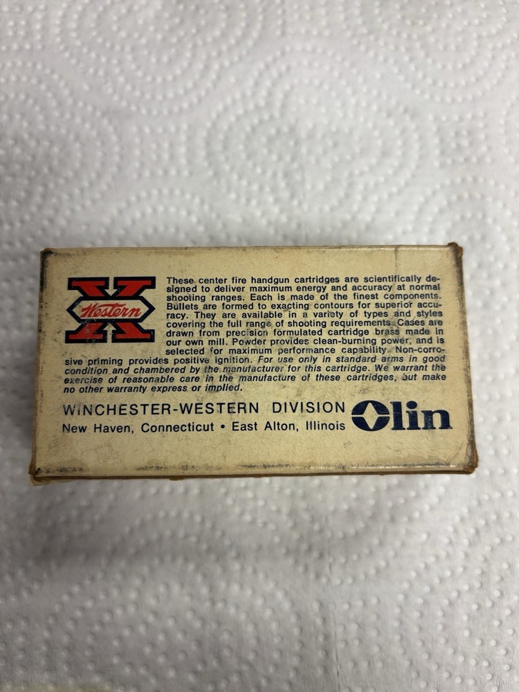 Western Vintage.38 Special Empty Ammunition Box