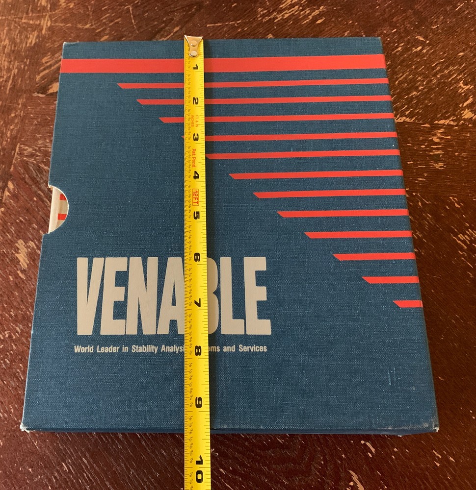 Vtg. Venable Model 250 Frequency Response Analysis System Reference Manual