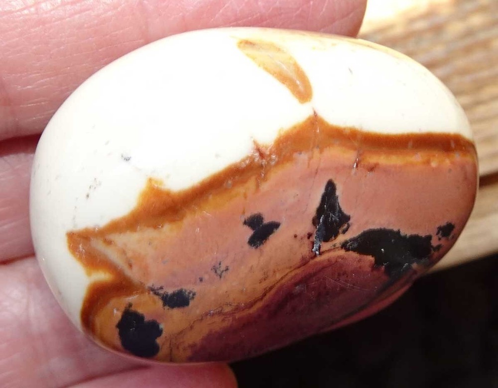Polychrome Jasper - 3 Polished Pebbles - Madagascar sc749f