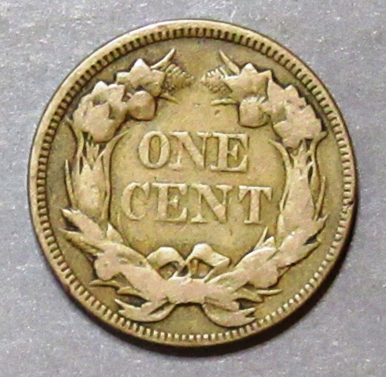 1857 Flying Eagle Cent F.