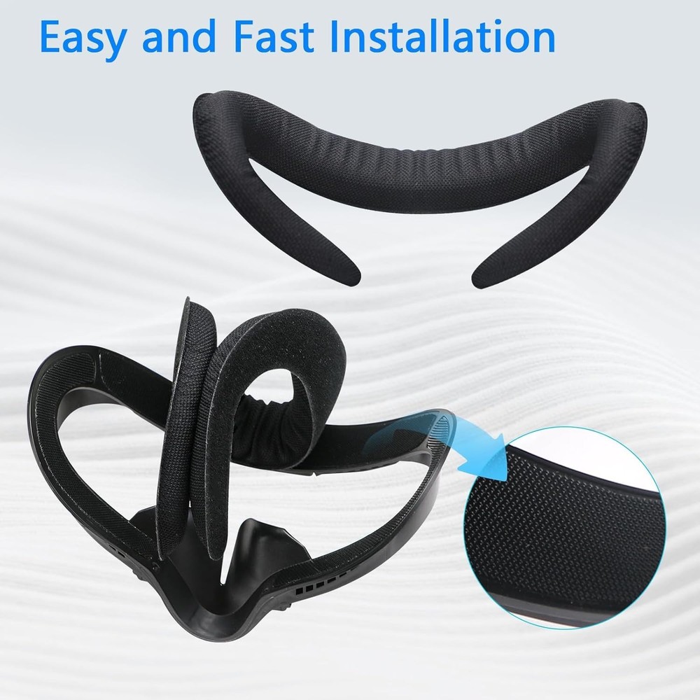 Oculus Quest 2 Facial Interface with Breathable Foam Pad - Gaming Essential
