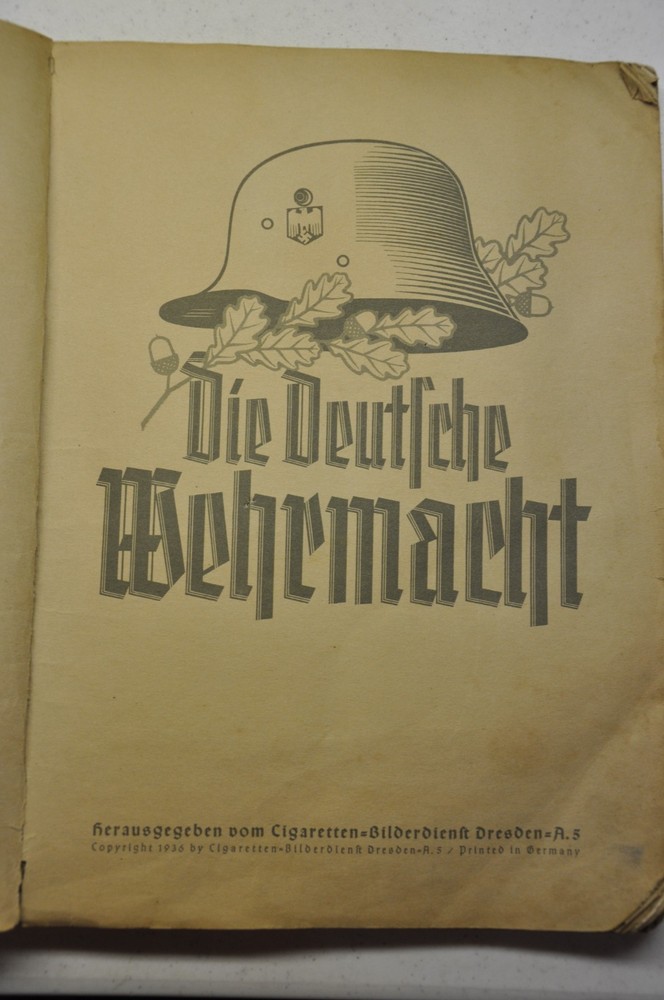 DIE DEUTLCHE WEHRMACHT - CIGARETTE CARDS PHOTO ALBUM - 1936 GERMAN