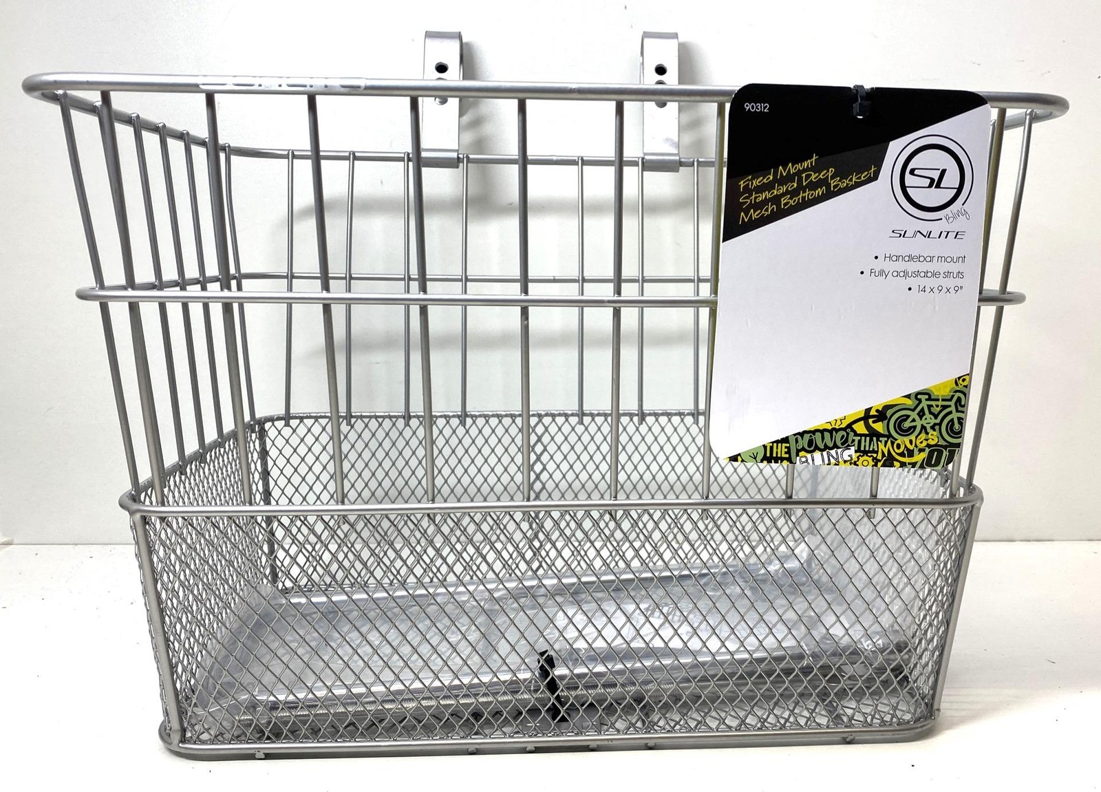 new Sunlite Bicycle Standard Deep Wire/Mesh BASKET