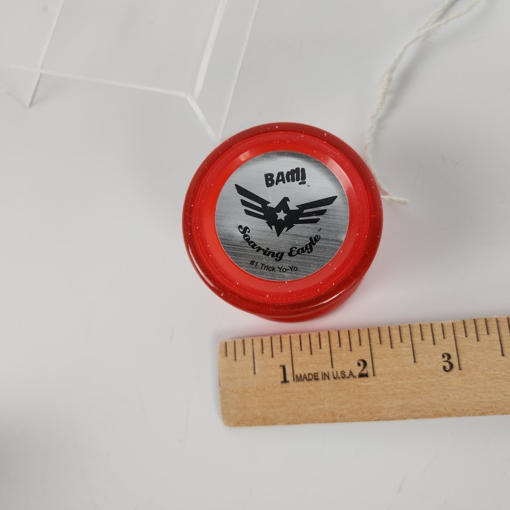Bam Soaring Eagle Trick Yoyo Red with Sparkles