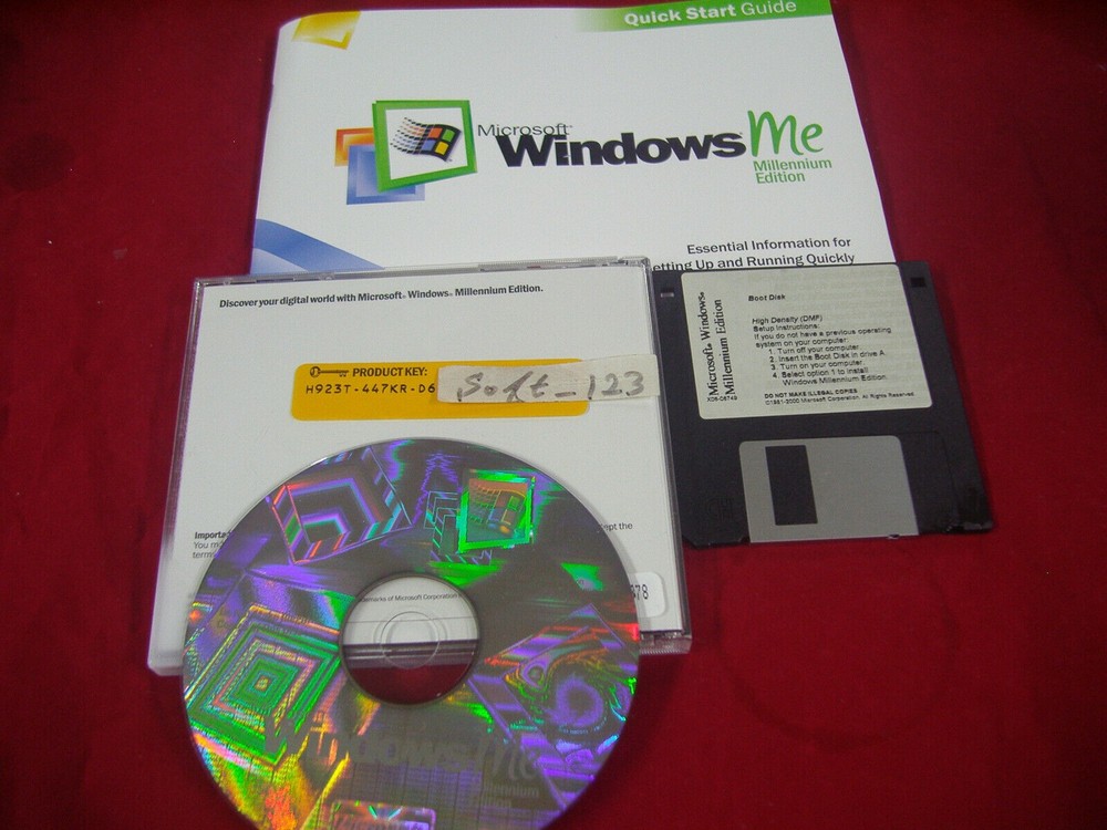 MICROSOFT WINDOWS ME MILLENNIUM EDITION FULL OPERATING SYSTEM MS WIN =NEW BOX=