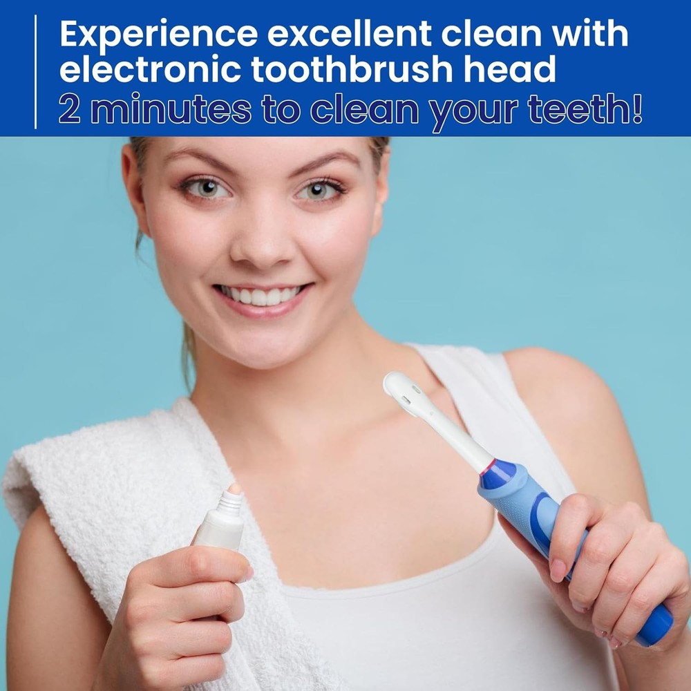 Replacement Brush Heads Compatible with Oral B- Double Clean Design, Double Clea
