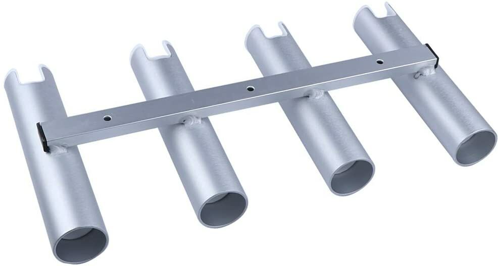Aluminum 3/4 Tubes Marine Fishing Rod Holder for Boat Blue/Red/Gold/Silver