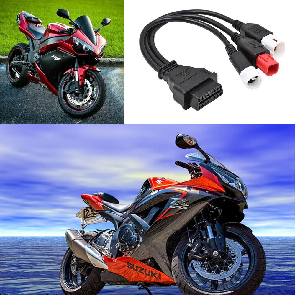 For Yamaha 3, 4 and 6 Pin OBD2 Diagnostic Cable OBD Error Code Reader Adapter