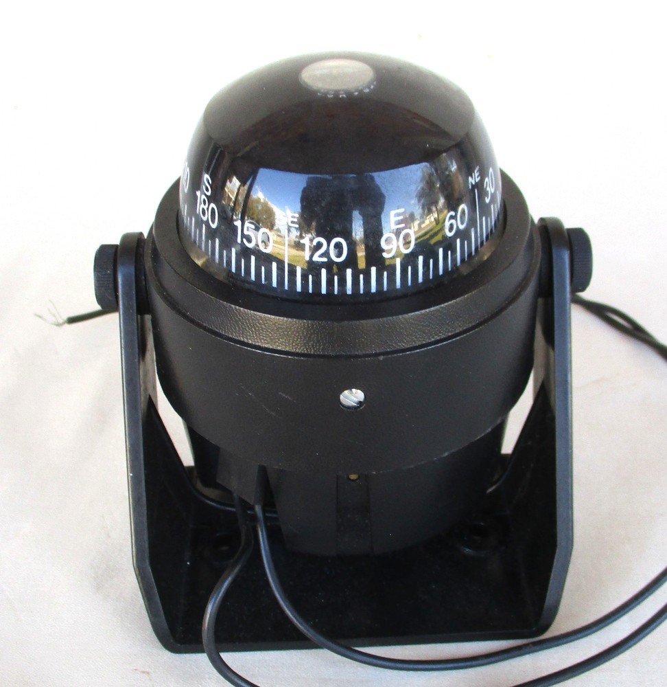 Aqua Meter Model A90 Marine Boat Compass With Bracket