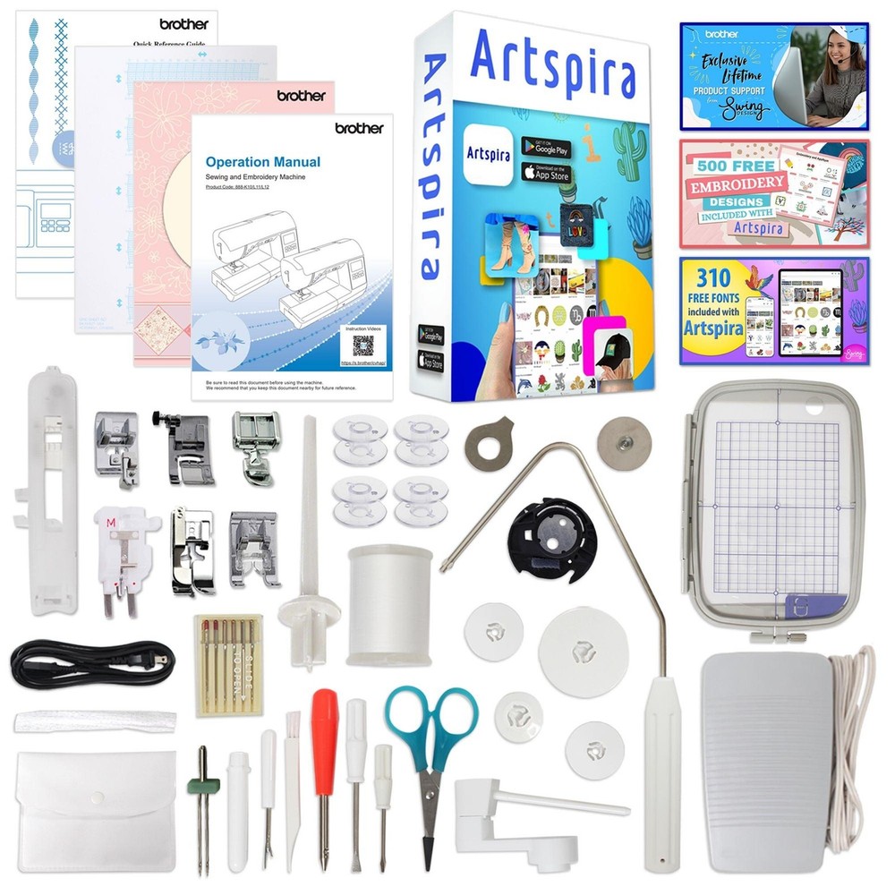Brother SE2000 Combo Embroidery & Sewing Machine All-in-One Bundle