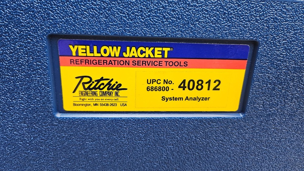 YELLOW JACKET 40815 Yellow Jacket Refrigeration System Analyzer -NEW!