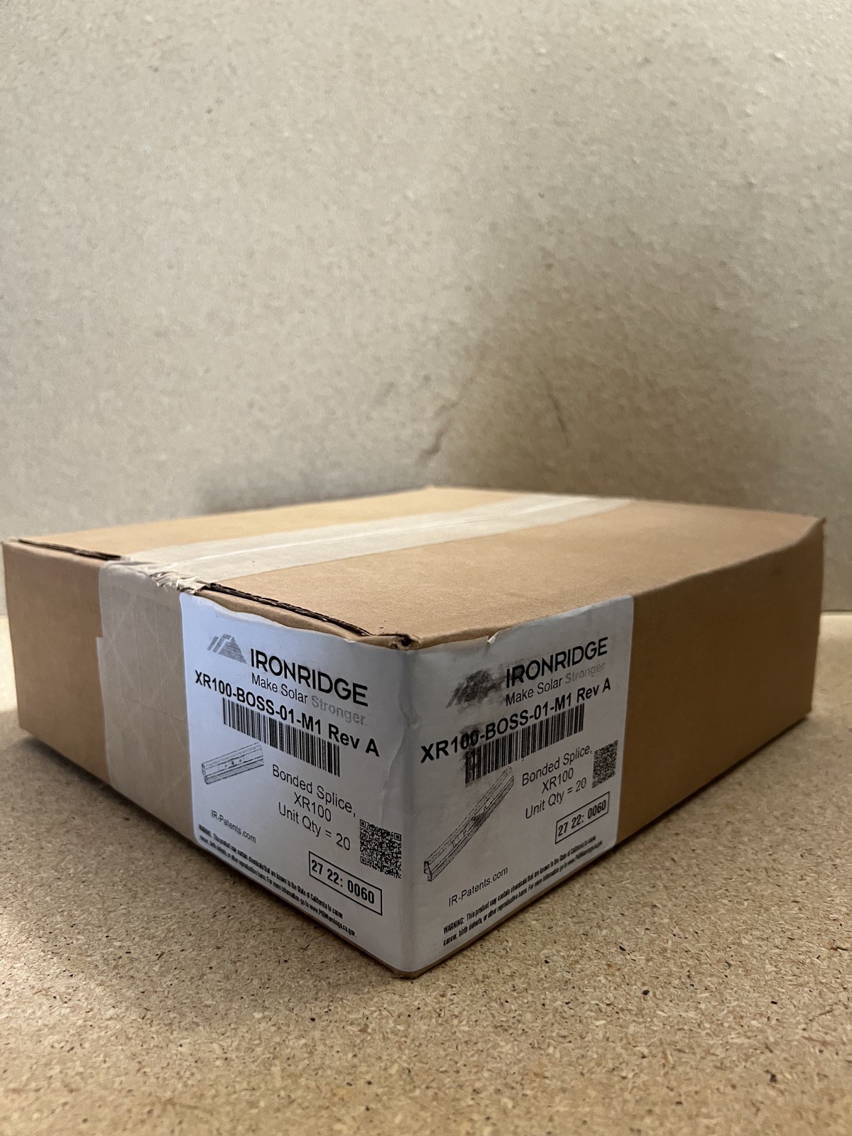 IronRidge XR100-BOSS-01-M1 BOSS - Bonded Splice  (NEW CASE OF 20 UNITS)