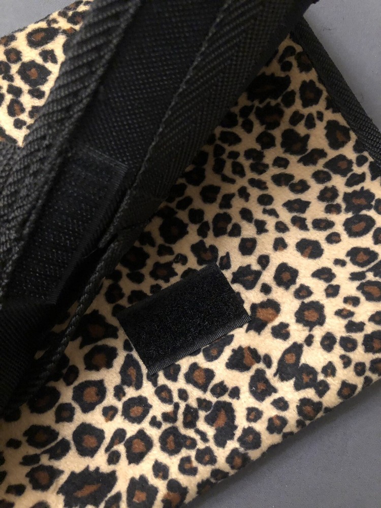 Cheetah Soft Material Organizer for Makeup & Etc