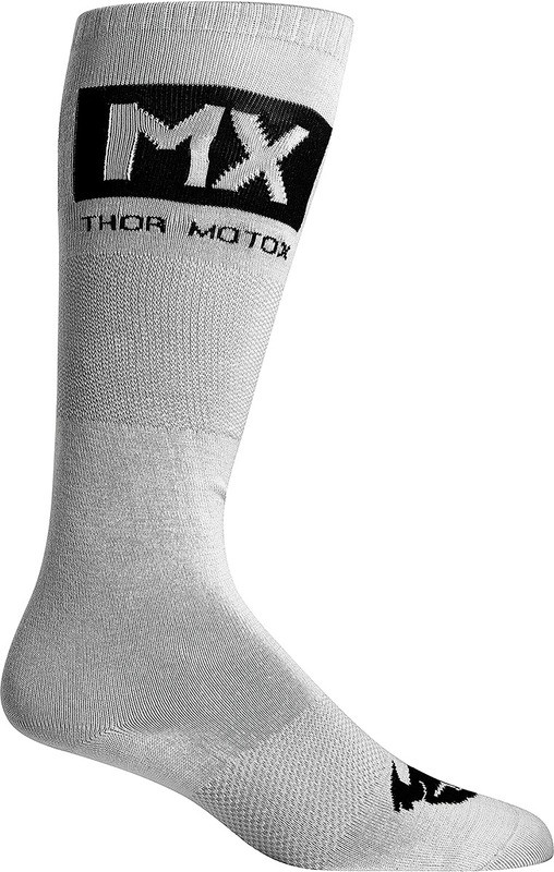 Thor MX Cool Gray Black Socks