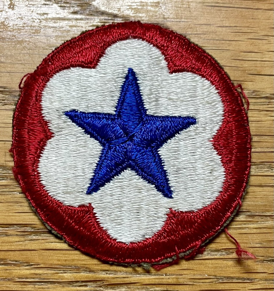 ORIGINAL WW II - US ARMY SERVICE FORCES PATCH - WORN
