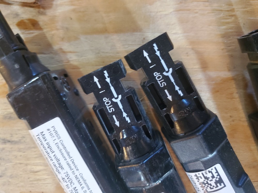 Generac Snap RS RS802 Solar Panel Inline Easy Quick Connect Disconnect