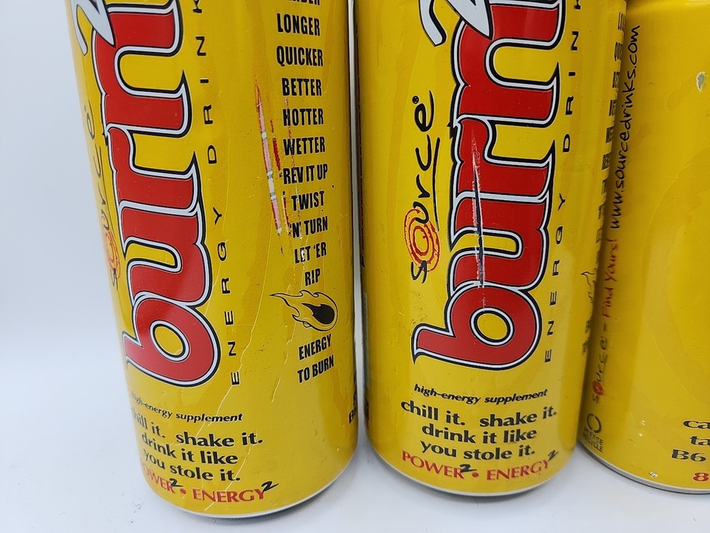 Source Burn Energy 3x Cans original All Different 16oz 8.3oz