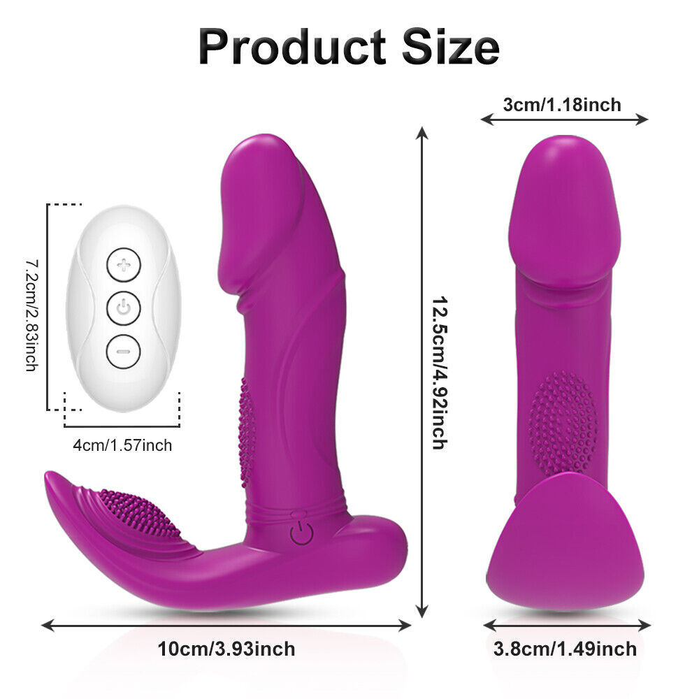 Vibrating Panties 10-Function Wireless Remote Control Rechargeable Underwear