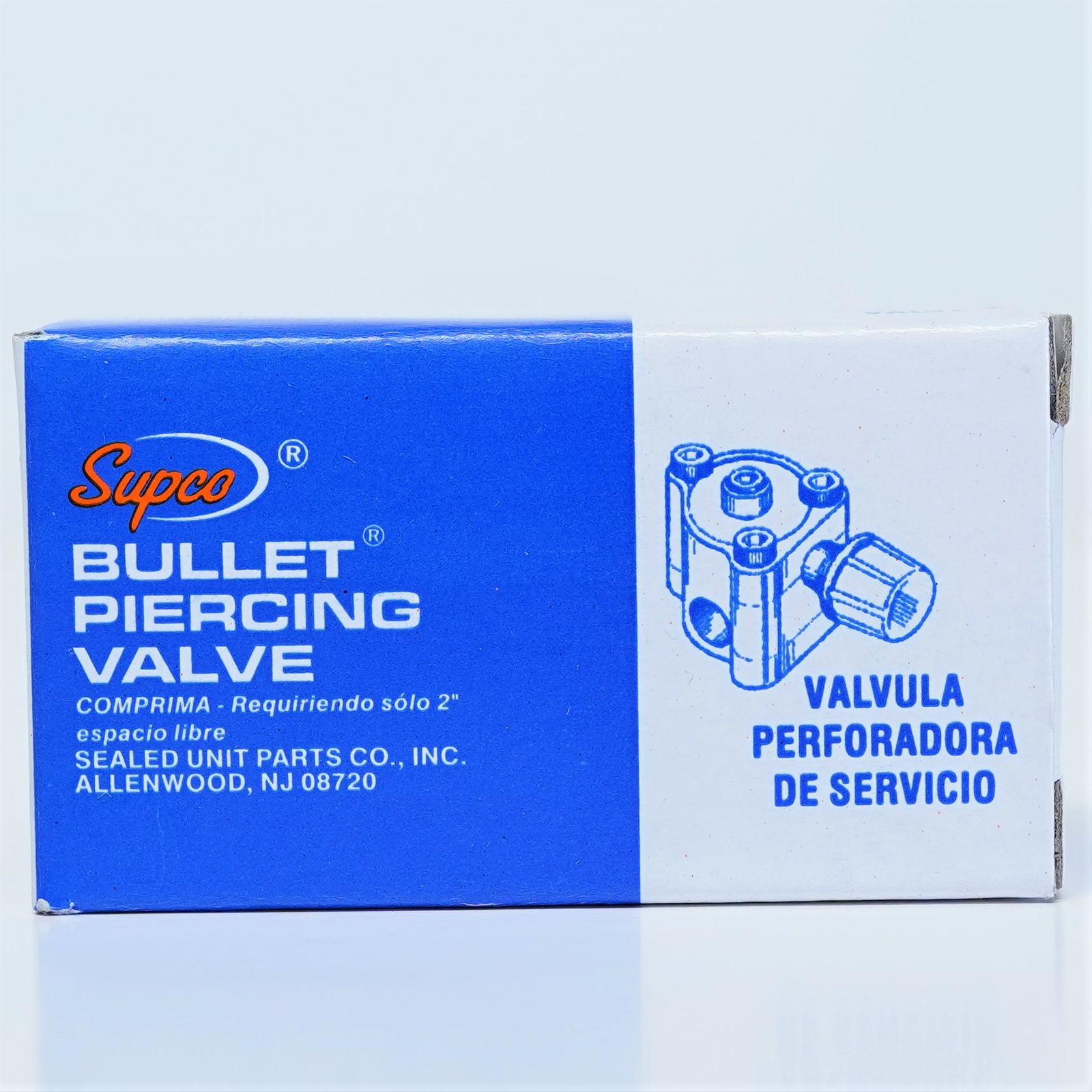 BPV31-6 PACK SUPCO Bullet Piercing Valve for 1/4" 5/16" & 3/8" Tubing 3-n-1