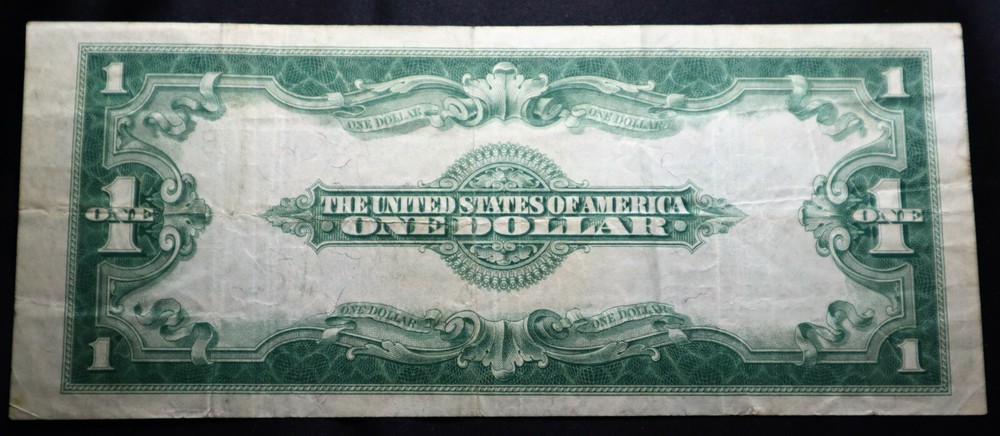 1923 $1 DOLLAR SILVER CERTIFICATION, CIRCULATED CONDITION, LARGE NOTE