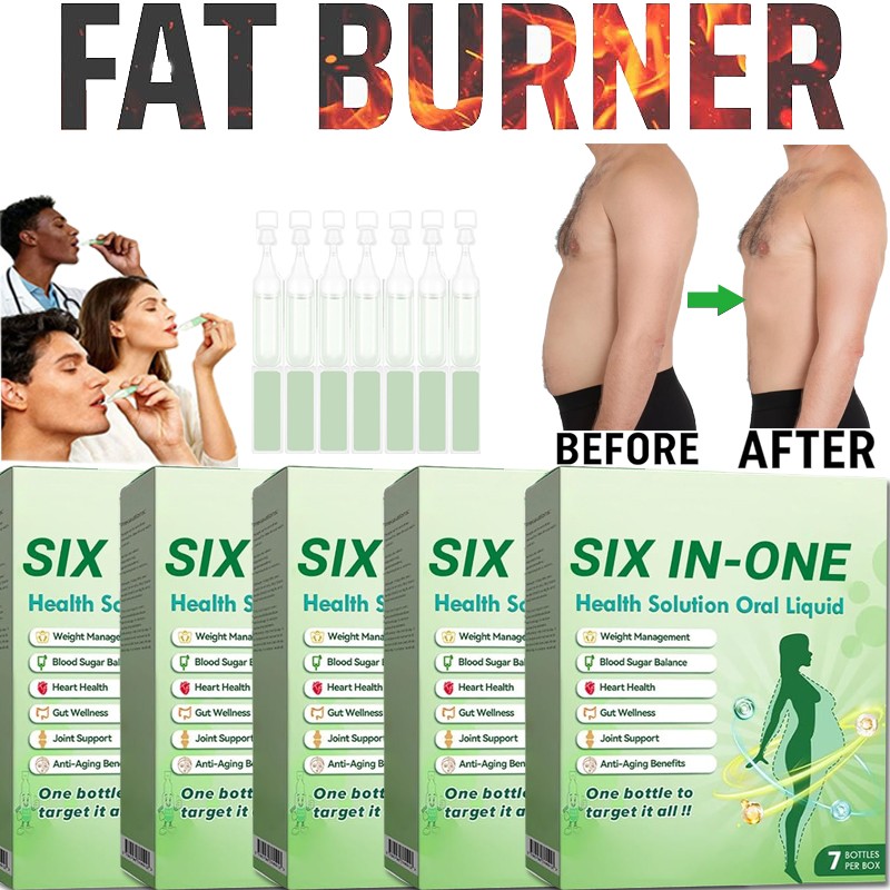 Six-in-One Health Solution Oral Liquid,one Bottle to Target It All HOT