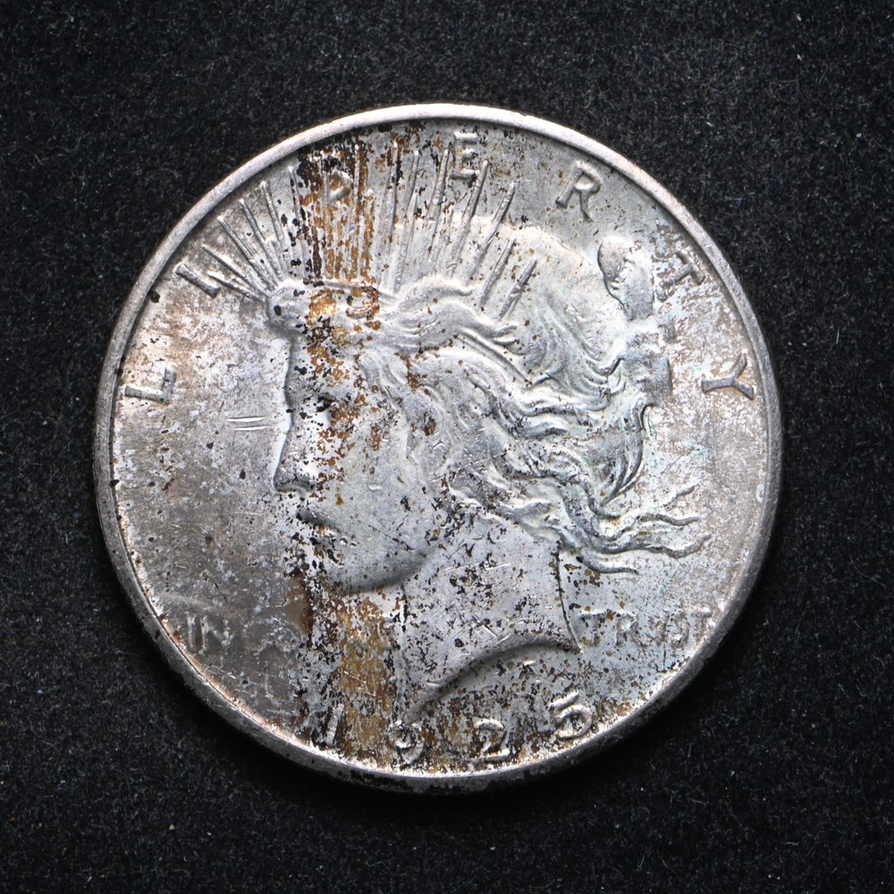1925-S Peace Silver Dollar BU+ (cn15896)