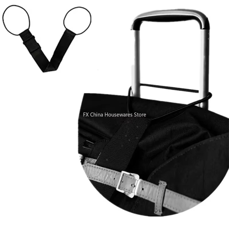 Adjustable Elastic Luggage Strap Baggage Suitcase Travel Security Carry‑On Belt